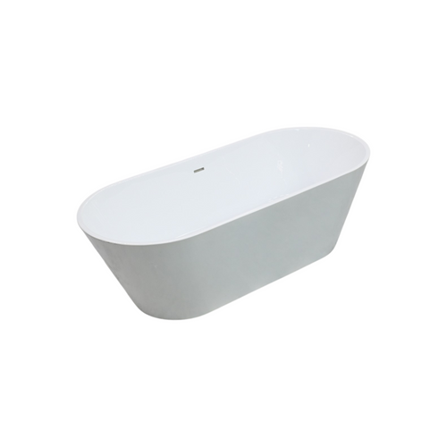 WoodBridge Cove Soaking Acrylic Bathtub B1701 -BG-Drain &O, image 4