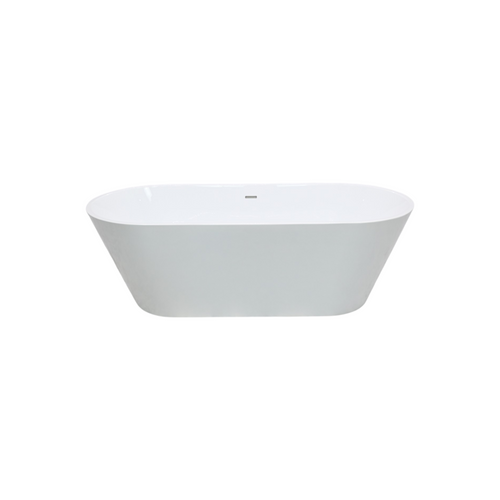WoodBridge Cove Soaking Acrylic Bathtub B1701 -BG-Drain &O, image 5