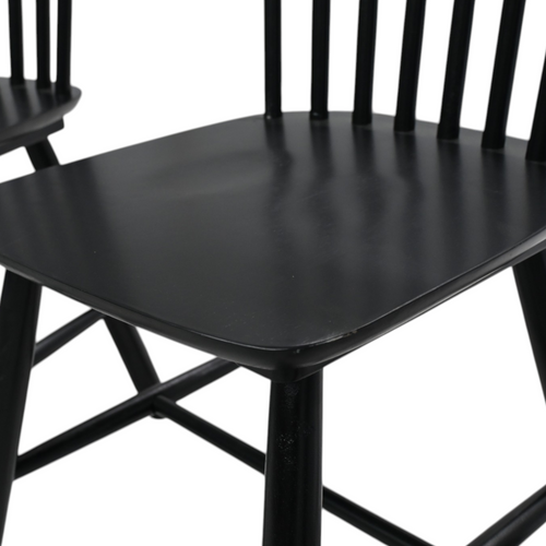George Oliver Mid-Century Solid Wood Windsor Dining Chairs, Zero-Benzene Water-Based Paint Farmhouse Side Chairs with Spindle Back for Dining Room Kitchen & More (Set of 6), image 6