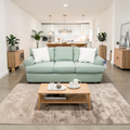 Klaussner Addison Three-Seater Sofa with Rolled Arms