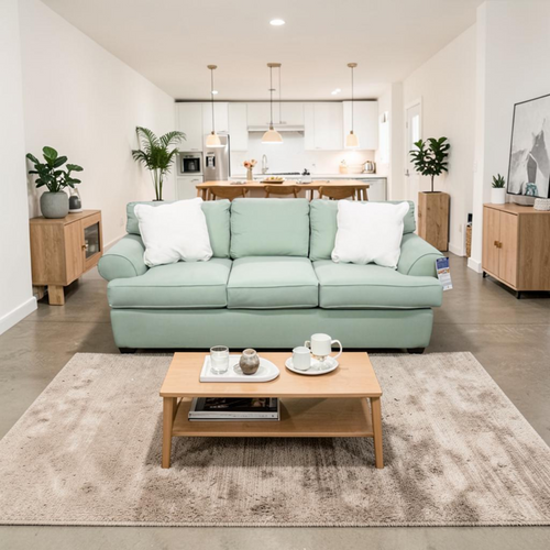 Klaussner Addison Three-Seater Sofa with Rolled Arms, image 1