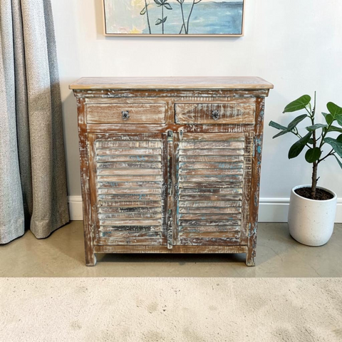 Bungalow Rose Eggleton Solid Wood Sideboard