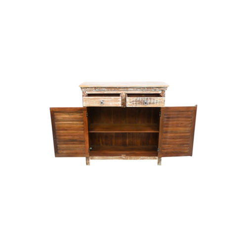 Bungalow Rose Eggleton Solid Wood Sideboard, image 7