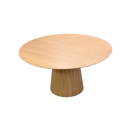 Latitude Run Solid Wood Dining Table Round Pedestal Kitchen Table, image 3