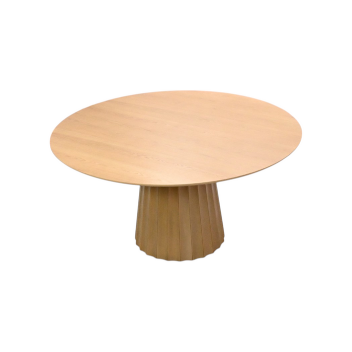 Latitude Run Solid Wood Dining Table Round Pedestal Kitchen Table, image 3