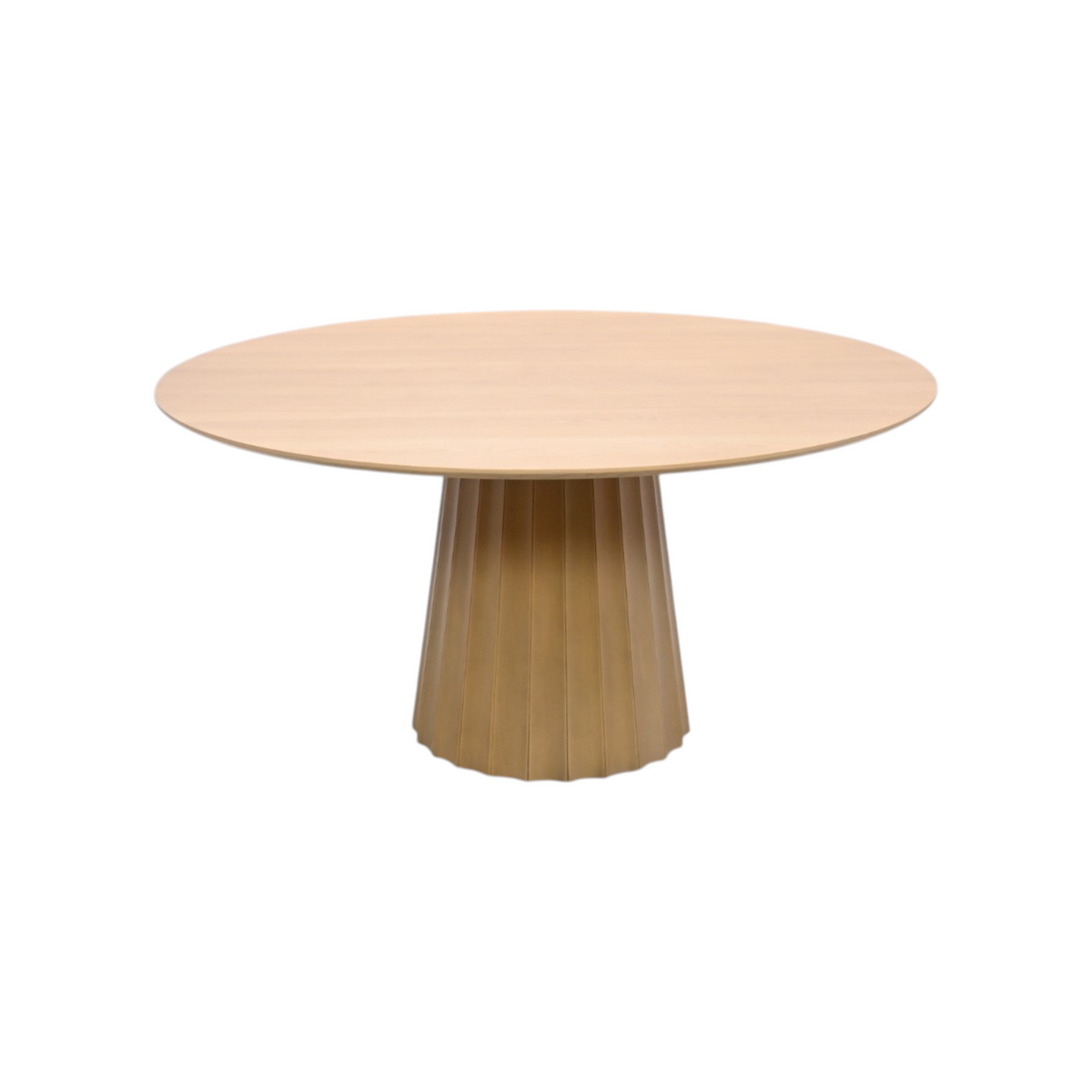 Latitude Run Solid Wood Dining Table Round Pedestal Kitchen Table