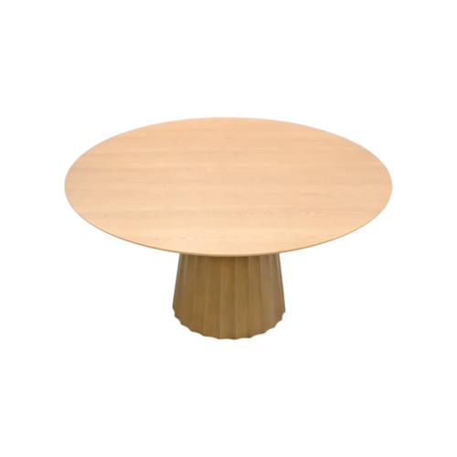 Latitude Run Solid Wood Dining Table Round Pedestal Kitchen Table, image 5