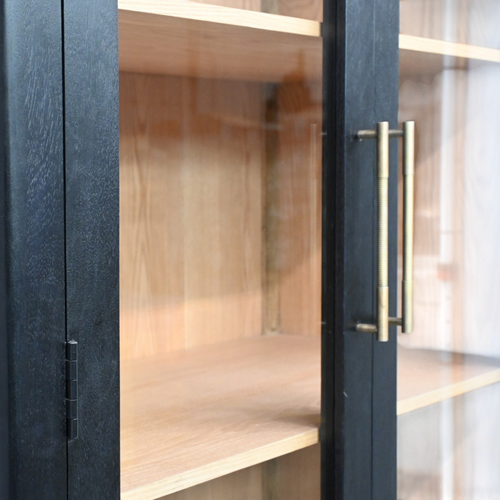 Joss & Main Decker Liam Solid Wood Tall Cabinet, image 8