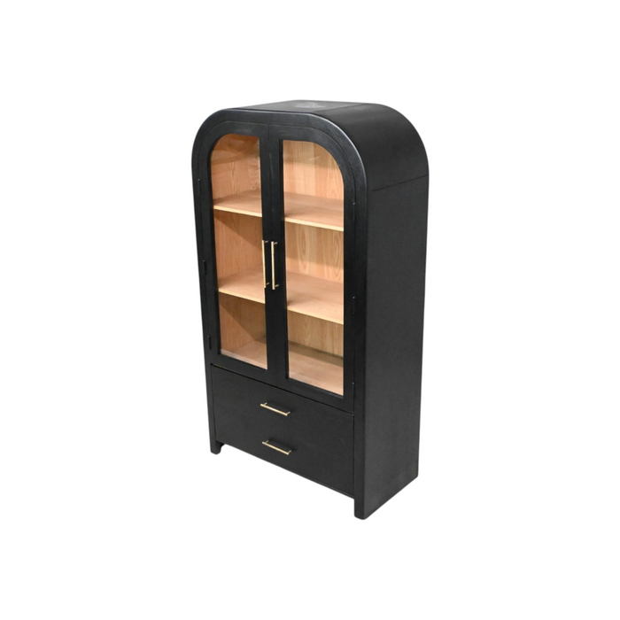Joss & Main Decker Liam Solid Wood Tall Cabinet, image 2