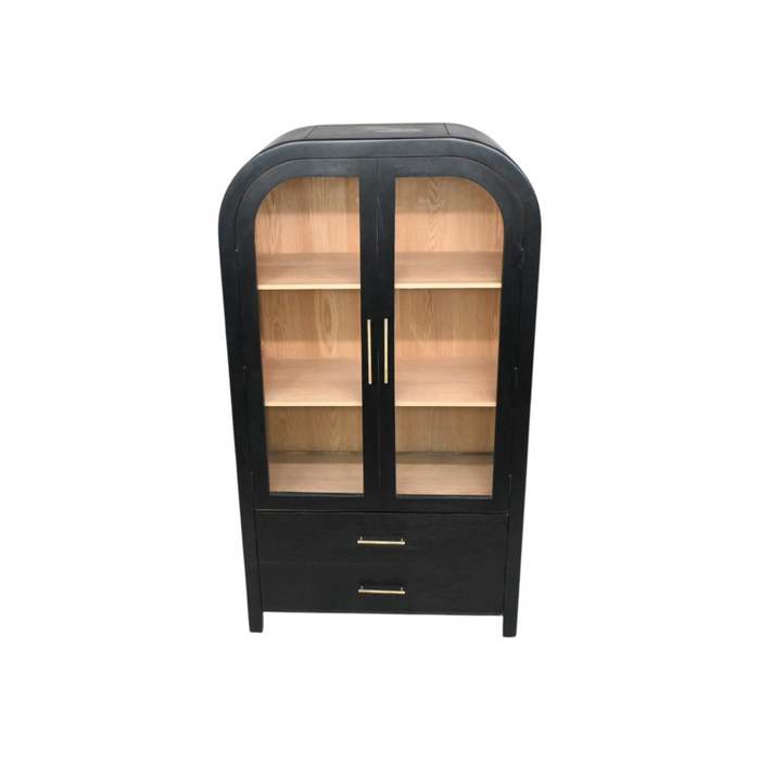Joss & Main Decker Liam Solid Wood Tall Cabinet, image 3