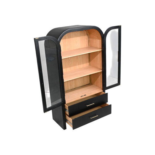 Joss & Main Decker Liam Solid Wood Tall Cabinet, image 7