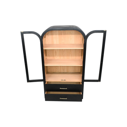 Joss & Main Decker Liam Solid Wood Tall Cabinet, image 6