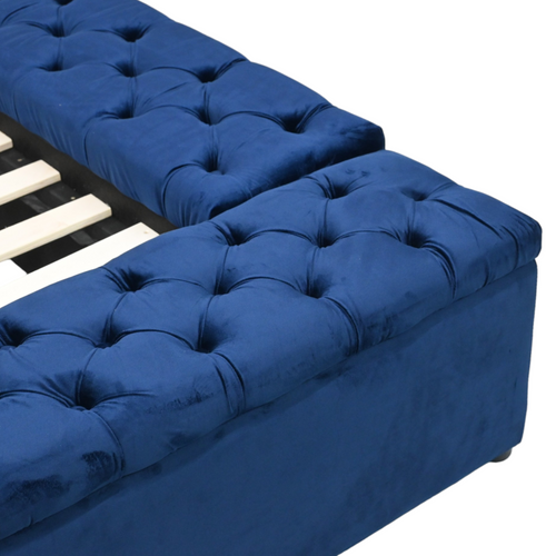 Everly Quinn Johnnay Upholstered Platform Queen Storage Bed, image 10