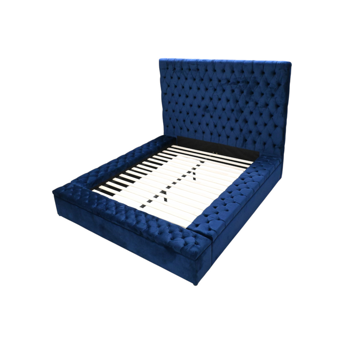 Everly Quinn Johnnay Upholstered Platform Queen Storage Bed, image 3