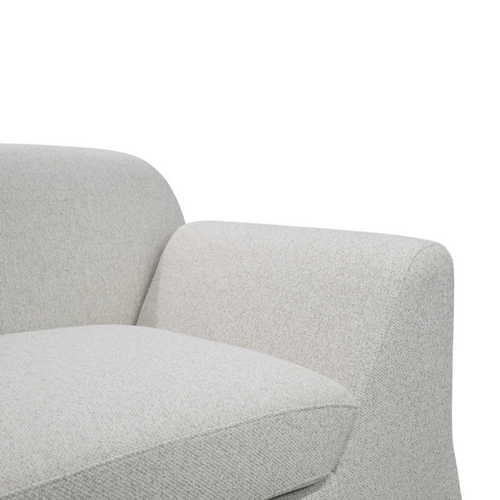 Caloroso Nuvora Modern Deep Seat Upholstered Skirted Sofa, Slope Arm Coastal Couch, Seats 3 for Living Room, Fully Assembled, image 6
