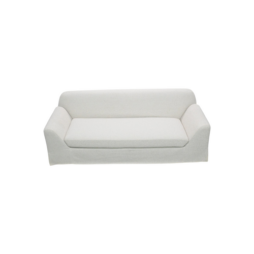 Caloroso Nuvora Modern Deep Seat Upholstered Skirted Sofa, Slope Arm Coastal Couch, Seats 3 for Living Room, Fully Assembled, image 4