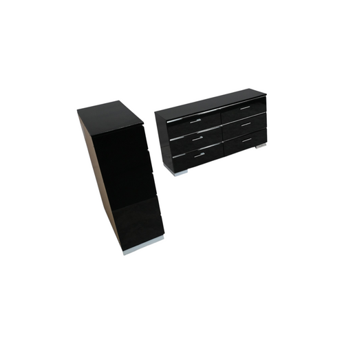 Wade Logan Arosh Wood 6-Drawer Dresser And 5 - Drawer Dresser Set, image 4