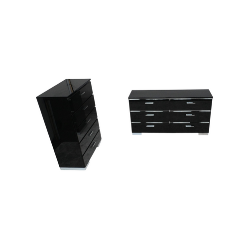 Wade Logan Arosh Wood 6-Drawer Dresser And 5 - Drawer Dresser Set, image 5