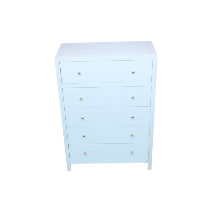 Joss & Main Celine 5-Drawer Dresser, Light Blue, image 3