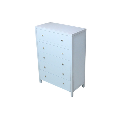 Joss & Main Celine 5-Drawer Dresser, Light Blue, image 4