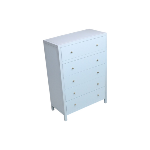 Joss & Main Celine 5-Drawer Dresser, Light Blue, image 5