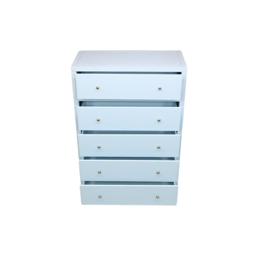 Joss & Main Celine 5-Drawer Dresser, Light Blue, image 8