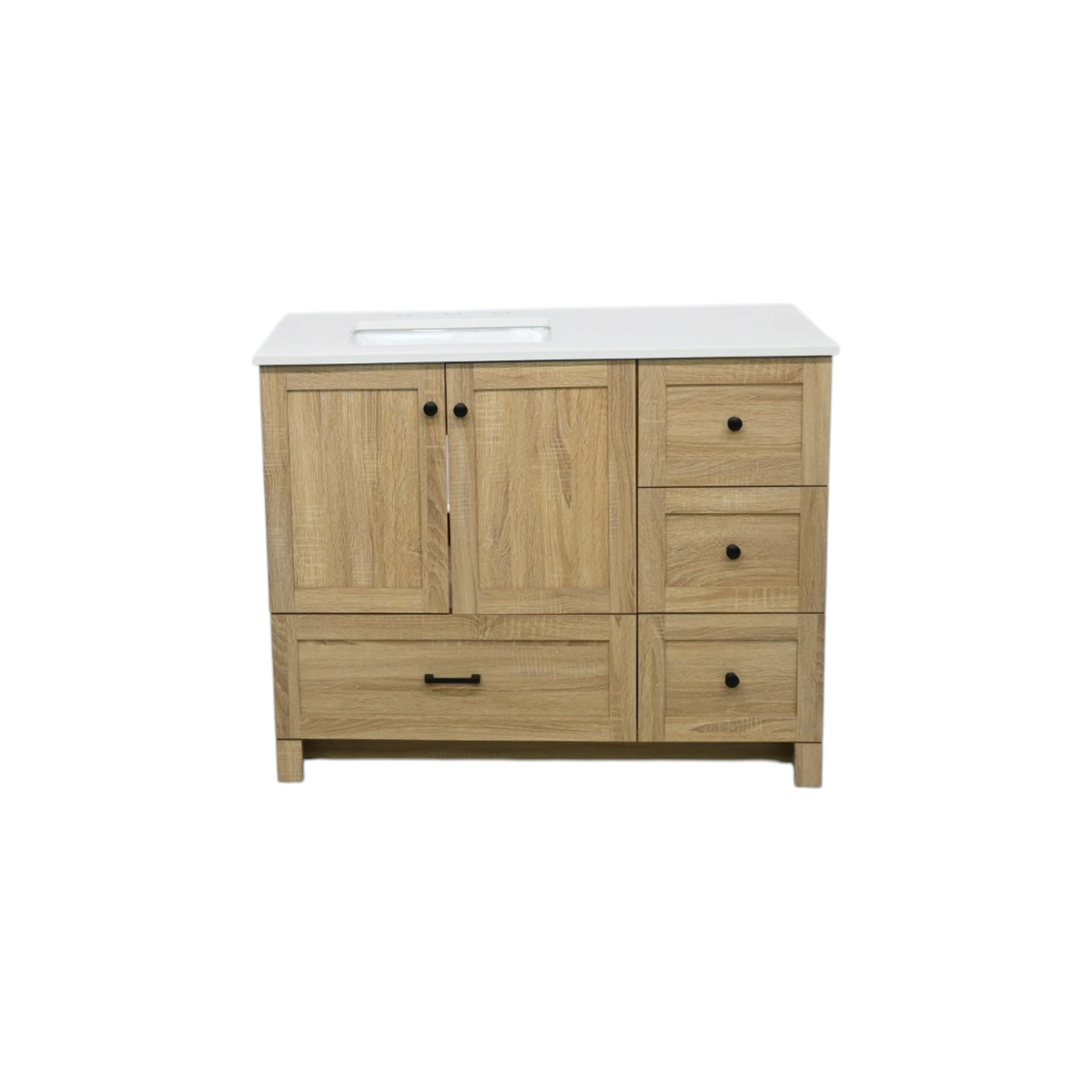 Lark Manor Soma Mango Wood Single Bathroom Vanity