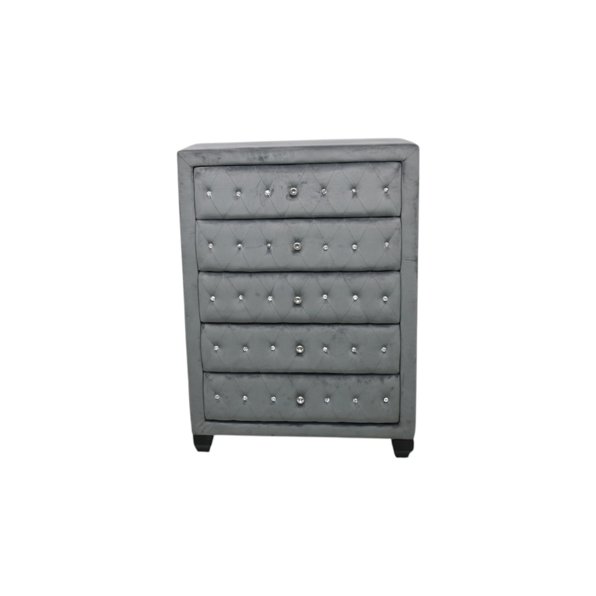Rosdorf Park Rausch Tufted Velvet Upholstered Chest