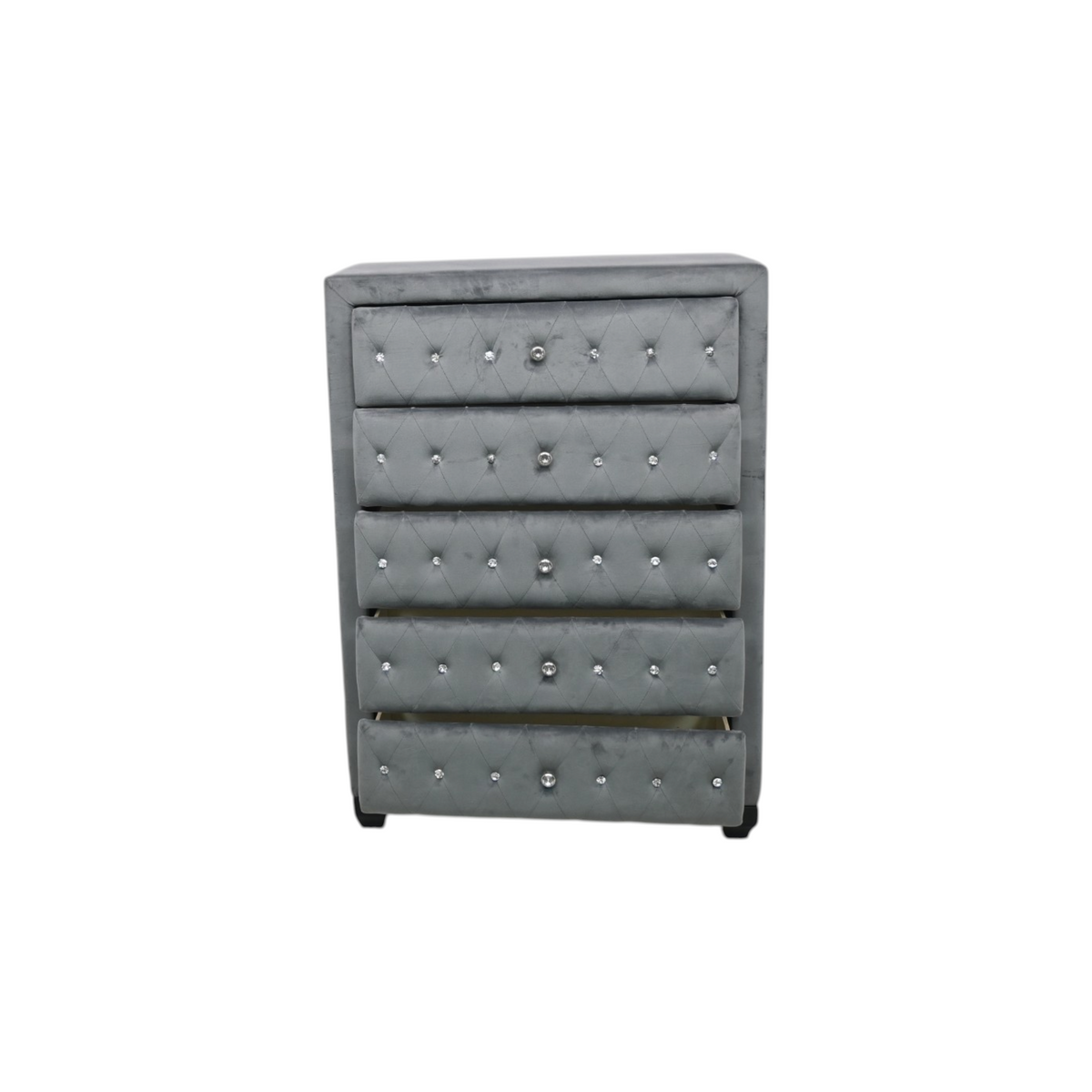 Rosdorf Park Rausch Tufted Velvet Upholstered Chest