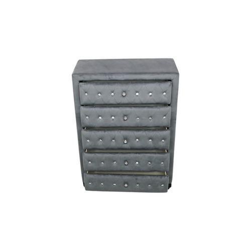 Rosdorf Park Rausch Tufted Velvet Upholstered Chest, image 7