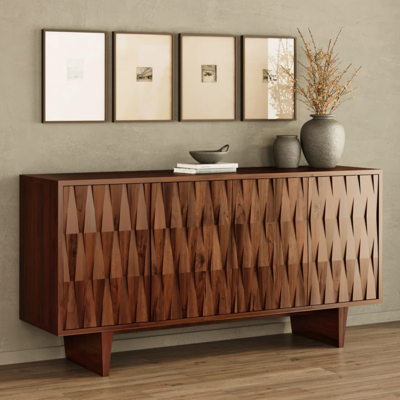 George Oliver Lazaro Solid Wood Sideboard