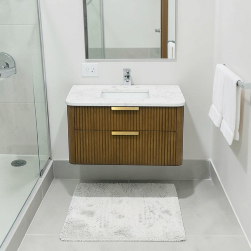 Ebern Designs Liljan Wall-Mounted Single Bathroom Vanity, image 1