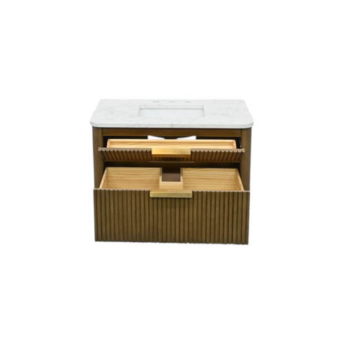 Ebern Designs Liljan Wall-Mounted Single Bathroom Vanity, image 7