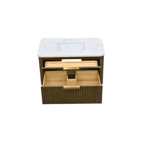 Ebern Designs Liljan Wall-Mounted Single Bathroom Vanity, image 9