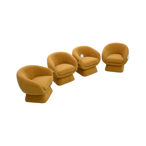 Safavieh Clarastella Round Wood Dining Table and Kiana Modern Accent Chair Set, image 8