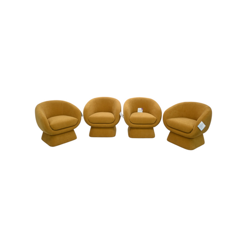 Safavieh Clarastella Round Wood Dining Table and Kiana Modern Accent Chair Set, image 9