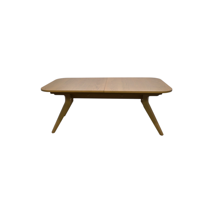 George Oliver 78"–96" Oak Veneer Extendable Rectangular Dining Table for 6‑8, image 3