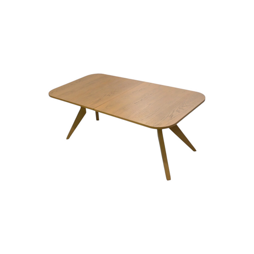 George Oliver 78"–96" Oak Veneer Extendable Rectangular Dining Table for 6‑8, image 4