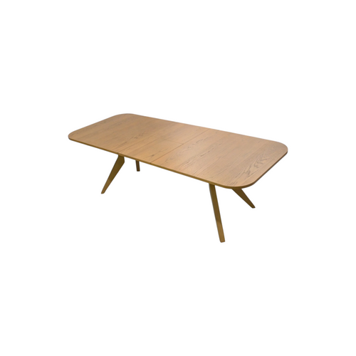 George Oliver 78"–96" Oak Veneer Extendable Rectangular Dining Table for 6‑8, image 8