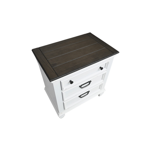 Laurel Foundry Modern Farmhouse Semaj 7 - Drawer Dresser with Flat Mirror and 2pc Nightstand Set, image 10