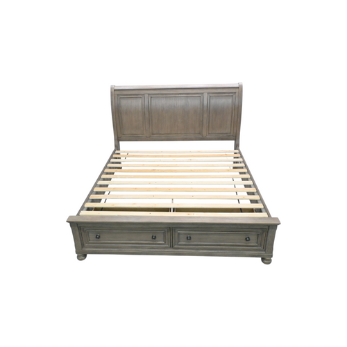 Lark Manor Alek Transitional Storage Platform Queen Bed with Dovetail Footboard Drawers, image 4
