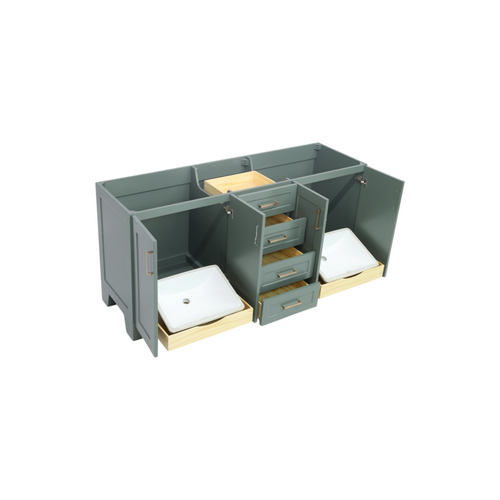 Ariel Bath 72" Double Bathroom Vanity Base Only, image 7
