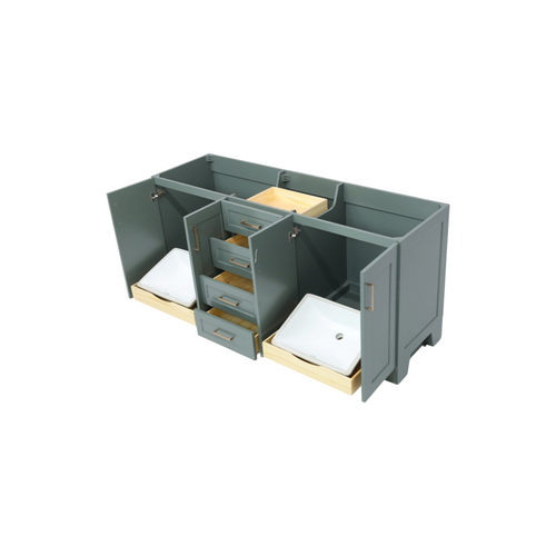 Ariel Bath 72" Double Bathroom Vanity Base Only, image 8