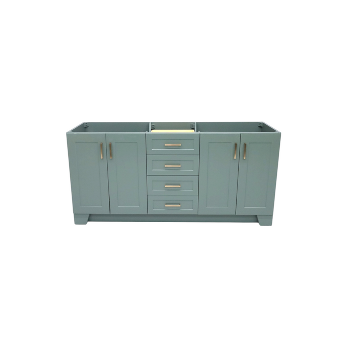 Ariel Bath 72" Double Bathroom Vanity Base Only, image 2