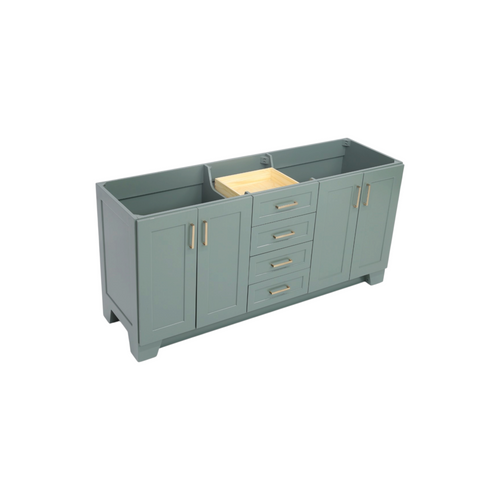 Ariel Bath 72" Double Bathroom Vanity Base Only, image 3