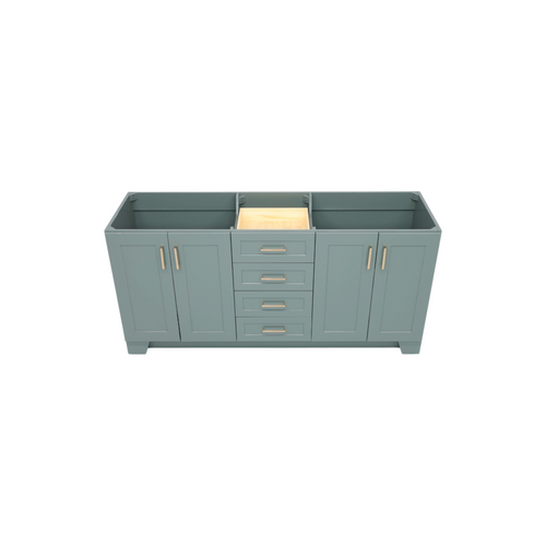 Ariel Bath 72" Double Bathroom Vanity Base Only, image 4