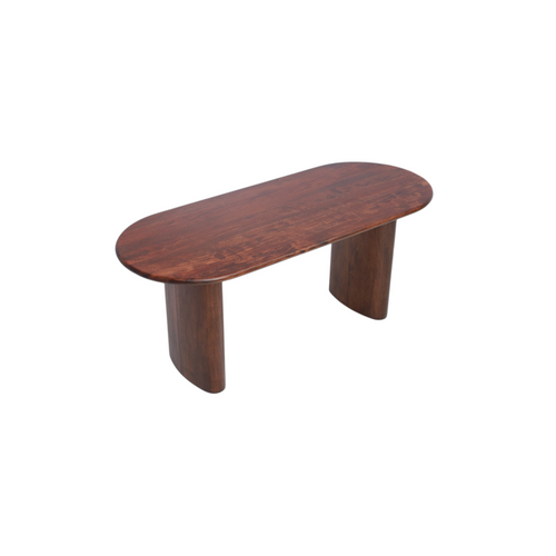 AllModern Chetna Acacia Solid Wood Dining Table, image 3