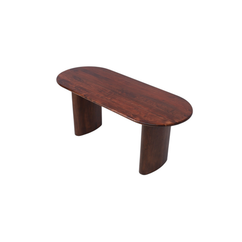 AllModern Chetna Acacia Solid Wood Dining Table, image 5