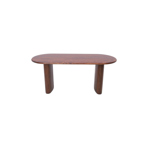AllModern Chetna Acacia Solid Wood Dining Table, image 2
