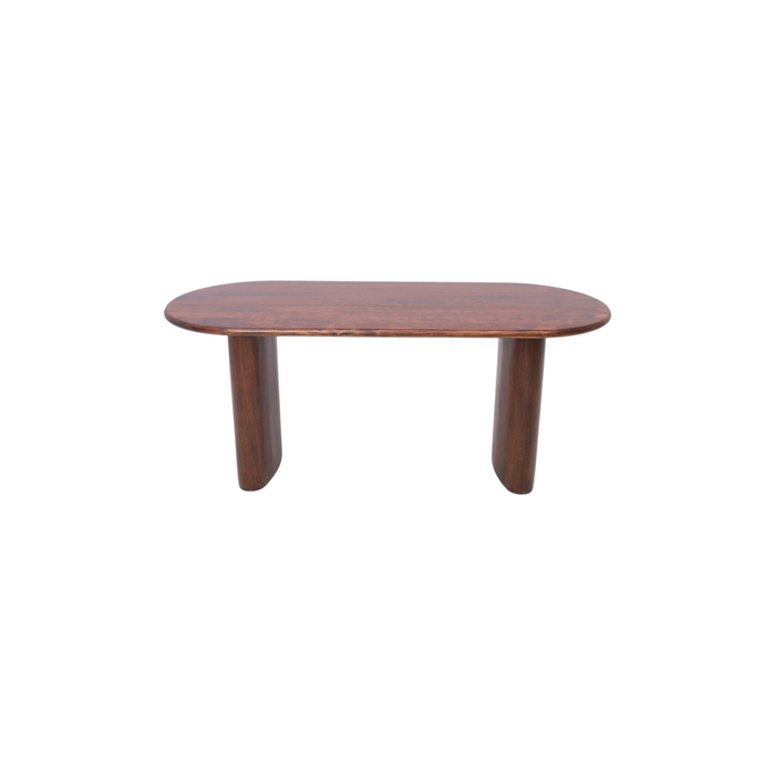 AllModern Chetna Acacia Solid Wood Dining Table, image 2